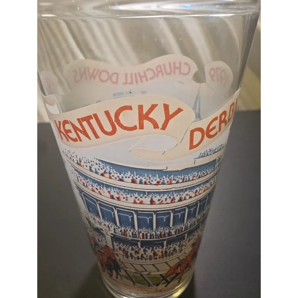 Kentucky Derby 1979 105th Running Mint Julep Glass Churchill Downs Horse Racing